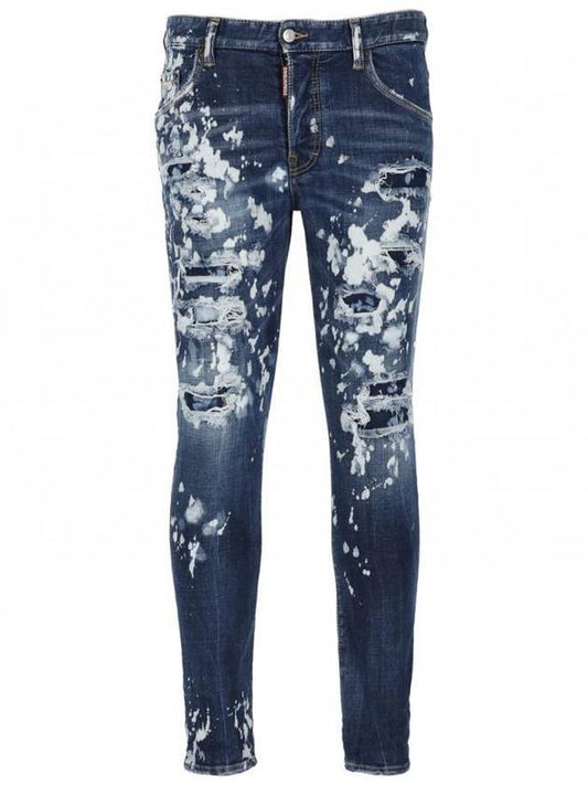 Men's Skater Jeans Blue - DSQUARED2 - BALAAN.