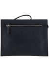 Calfskin Strap Clutch Bag Deep Ocean - SALVATORE FERRAGAMO - BALAAN 1