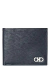 Gancini Half Wallet Deep Ocean - SALVATORE FERRAGAMO - BALAAN 2