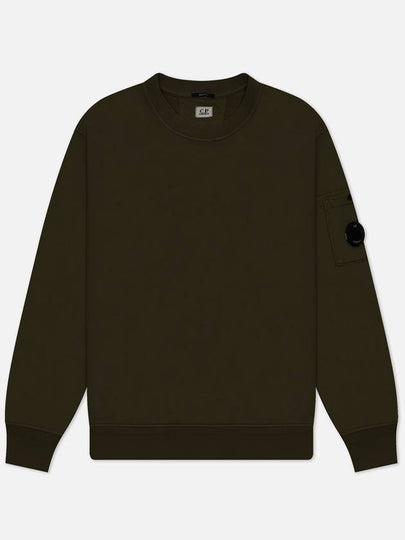 Cotton Diagonal Fleece Lens Sweatshirt Green - CP COMPANY - BALAAN 2