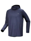 Cormac Logo Hoodie Blue Heather - ARC'TERYX - BALAAN 2