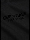 Logo The Black Collection Overfit Sweatshirt Black - FEAR OF GOD ESSENTIALS - BALAAN 4