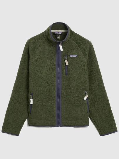 Fleece Retro Zip-Up Jacket Green - PATAGONIA - BALAAN 2