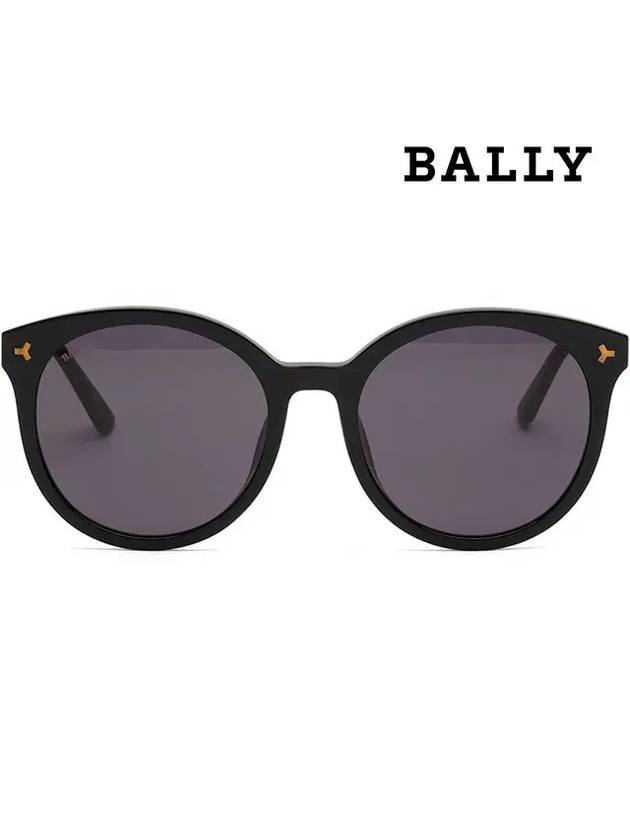 Sunglasses BY0046K 01A round horn rim overfit - BALLY - BALAAN 3