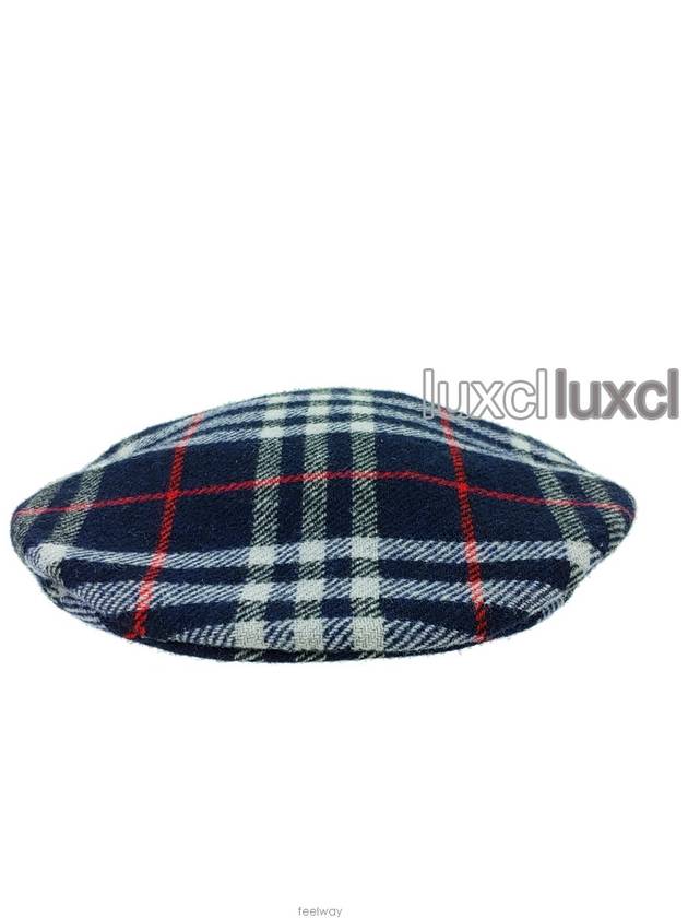 Checked hunting cap for women and KIDS hats - BURBERRY - BALAAN 3