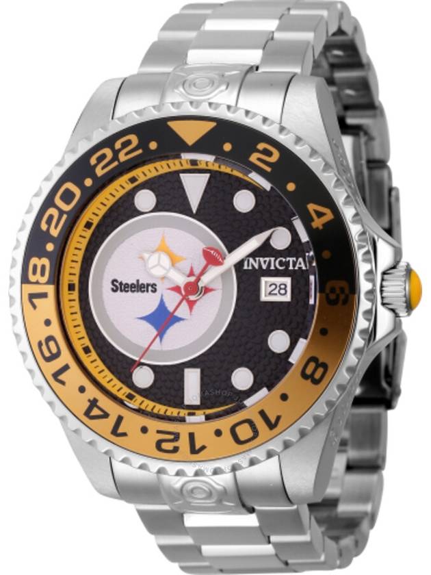 Invicta NFL Pittsburgh Steelers Automatic Date Men's Watch 45024 - INVICTA - BALAAN 1