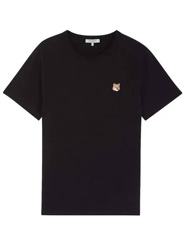 Fox Head Patch Classic Short Sleeve T-Shirt Black - MAISON KITSUNE - BALAAN 3