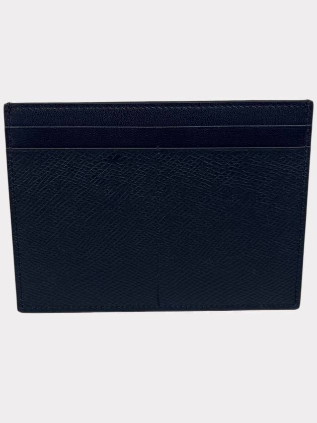 Logo card holder navy 10B763BFP 38SI - CELINE - BALAAN 3