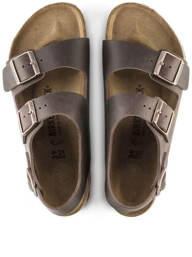 Milano Oiled Leather Sandals Habana - BIRKENSTOCK - BALAAN 4