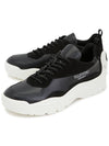 Gumboy Banshee Leather Low Top Sneakers Black - VALENTINO - BALAAN 2