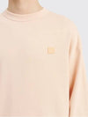 FACE patch sweatshirt powder pink FA UX SWEA000077 - ACNE STUDIOS - BALAAN 4