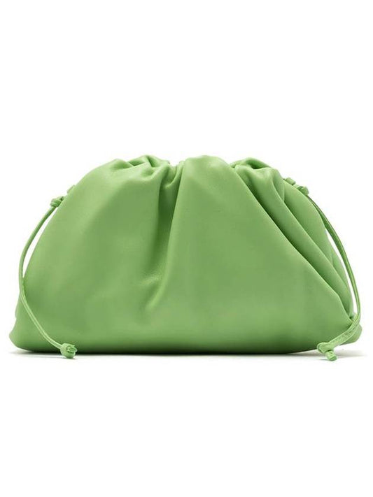 Mini Pouch Clutch Bag Pistachio - BOTTEGA VENETA - BALAAN.