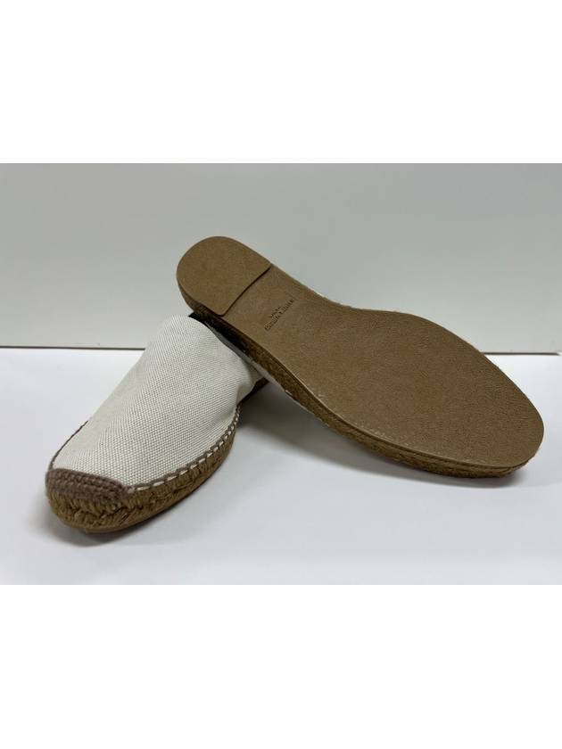 Men's Monogram Espadrilles Beige - SAINT LAURENT - BALAAN 6