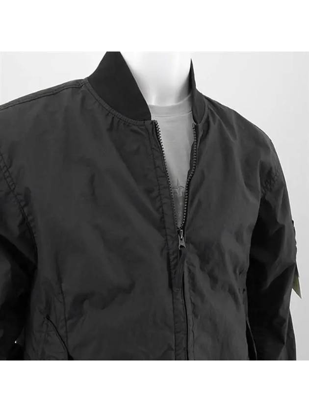 Membrana 3L TC Bomber Jacket Black - STONE ISLAND - BALAAN 7