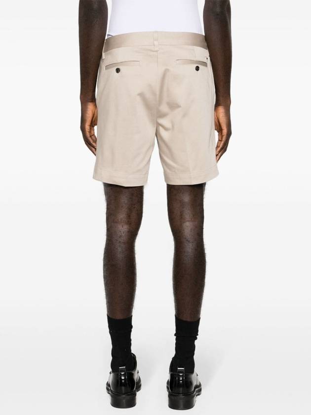 De Coeur Motif Chino Shorts Beige - AMI - BALAAN 6