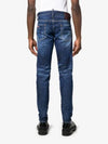 Cotton Slim Jeans Blue - DSQUARED2 - BALAAN 6