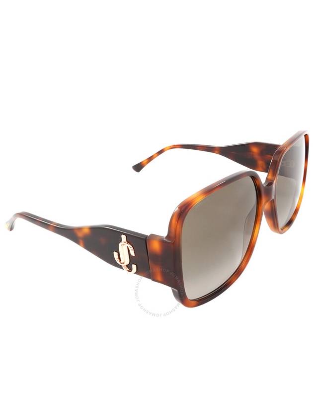 Jimmy Choo Brown Gradient Square Ladies Sunglasses TARA/S 0086/HA 59 - JIMMY CHOO - BALAAN 2