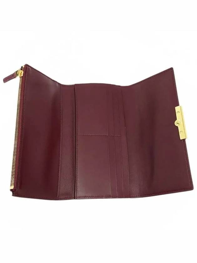 gold bar flap long wallet - BOTTEGA VENETA - BALAAN.