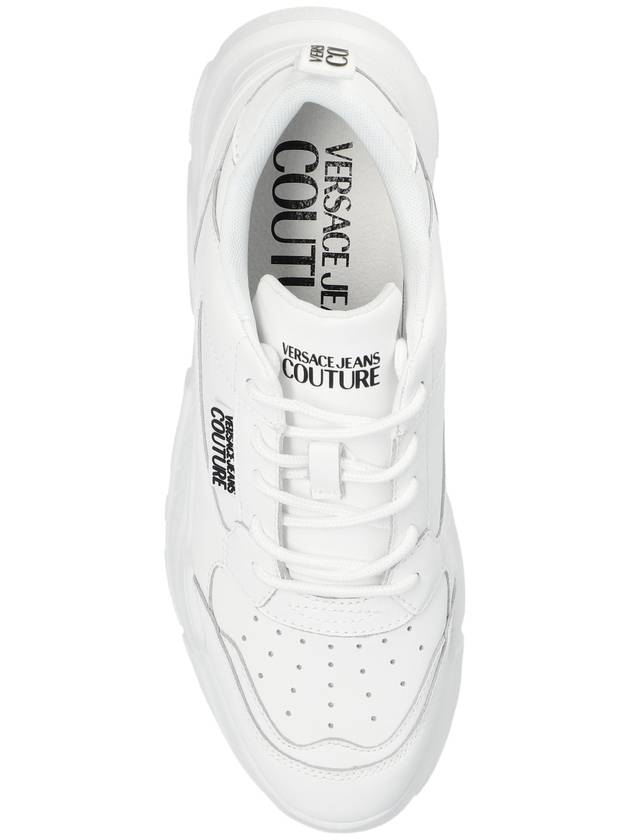 Versace Jeans Couture Sneakers With Logo, Women's, White - VERSACE - BALAAN 6