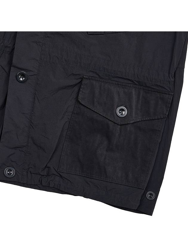 Mid-Layer Hooded Jacket Black - TEN C - BALAAN 11