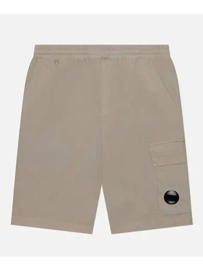 Twill Stretch Bermuda Cargo Shorts Beige - CP COMPANY - BALAAN 2