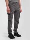 Lens Wappen Garment Dye Utility Cargo Track Pants Grey - CP COMPANY - BALAAN 3