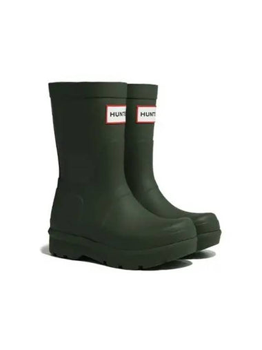 UNISEX Original 2 0 Short Rain Boots Dark Olive UFS7000RMADOV - HUNTER - BALAAN 1