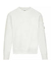 Cotton Fleece Sweatshirt White - CP COMPANY - BALAAN 2