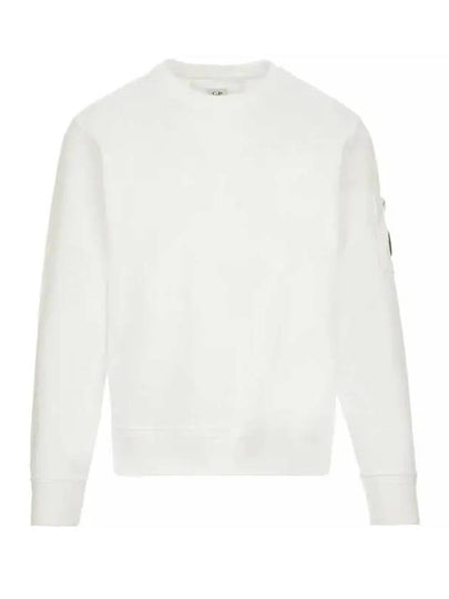 Cotton Fleece Sweatshirt White - CP COMPANY - BALAAN 2