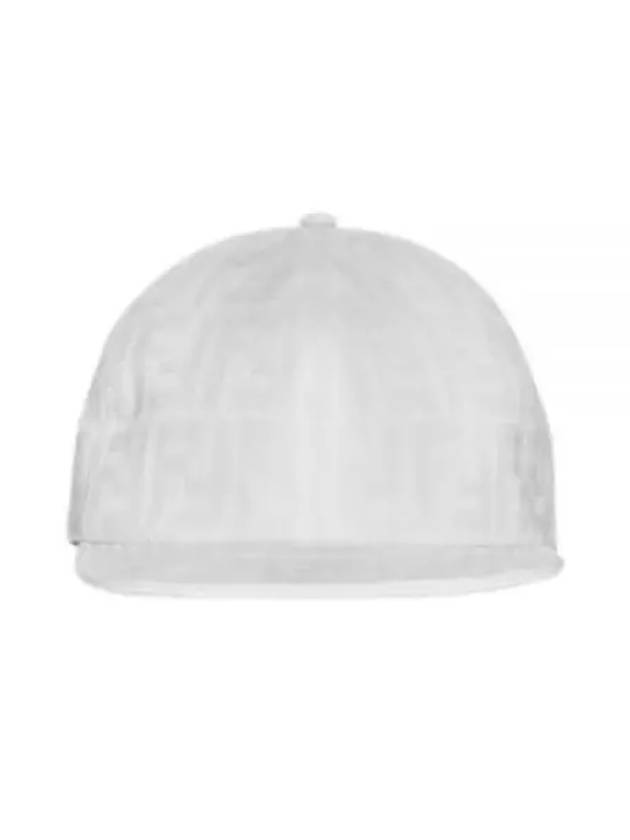 Semi Motif Denim Ball Cap White - FENDI - BALAAN 2