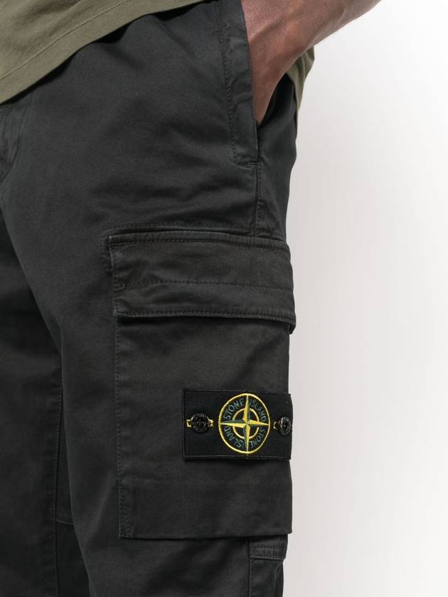 Wappen Patch Cargo Track Pants Black - STONE ISLAND - BALAAN 7