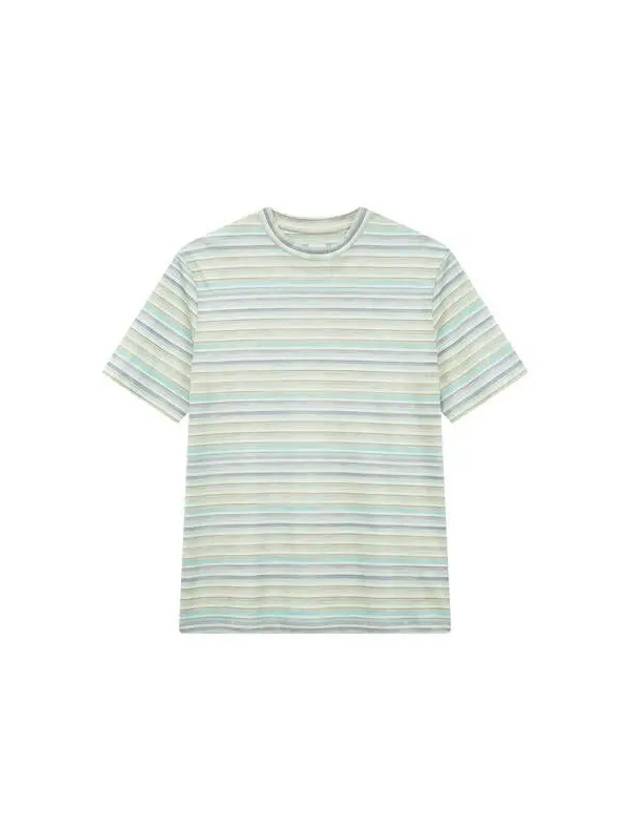 striped print t shirt light green - PAUL SMITH - BALAAN 1