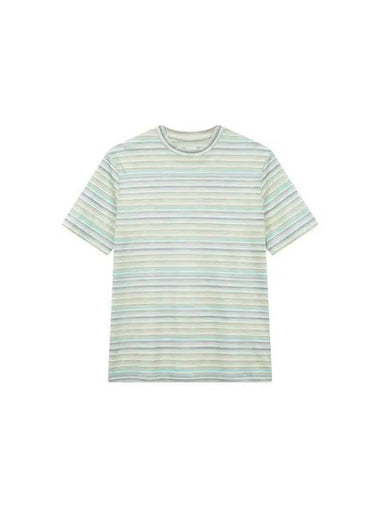 striped print t shirt light green - PAUL SMITH - BALAAN 1