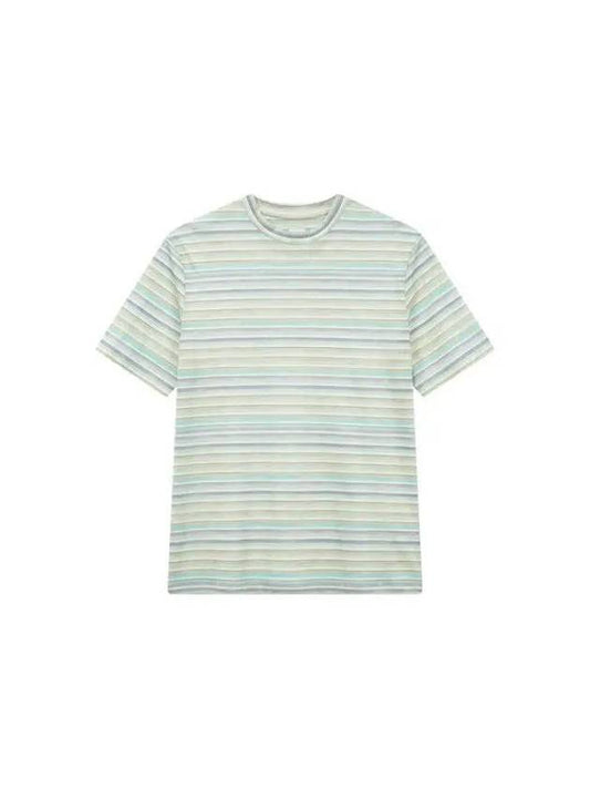 striped print t shirt light green - PAUL SMITH - BALAAN 1