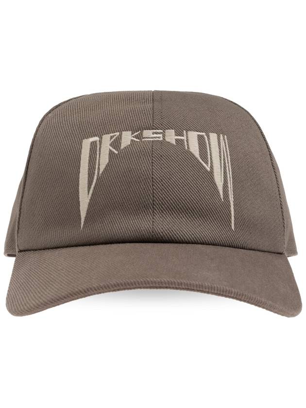 Rick Owens DRKSHDW Baseball Cap, Men's, Grey - RICK OWENS - BALAAN 1