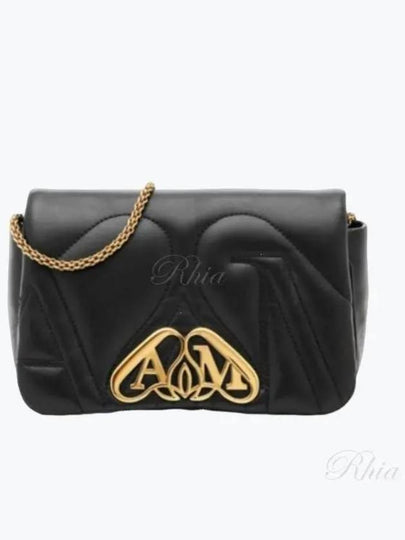 Seal Mini Cross Bag Black - ALEXANDER MCQUEEN - BALAAN 2