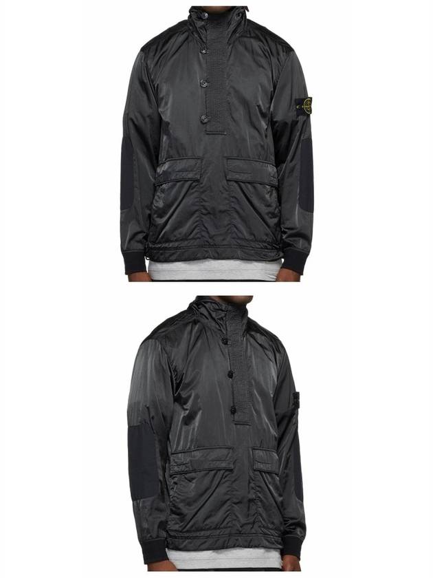 21FW 751560921 V0029 Wappen Patch Nylon Lasort Anorak Jacket Black Men's Jacket TLS - STONE ISLAND - BALAAN 4