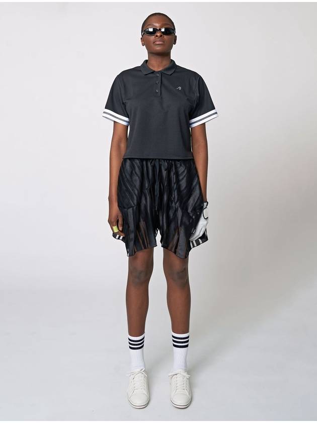 Sheer Stripe G Shorts Black - ATHPLATFORM - BALAAN 8