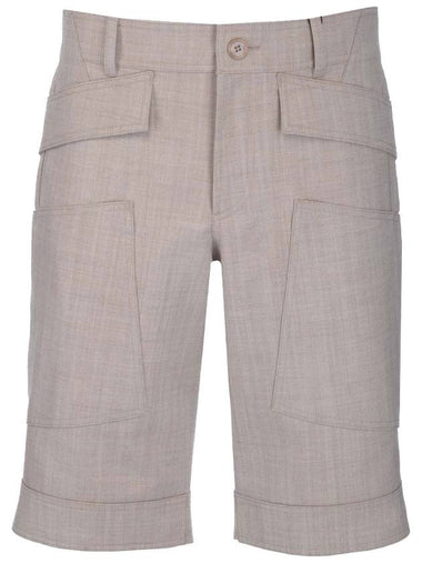 pocket line decorated Bermuda casual shorts - BURBERRY - BALAAN 1