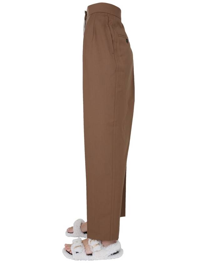 straight pants brown - MARNI - BALAAN 4