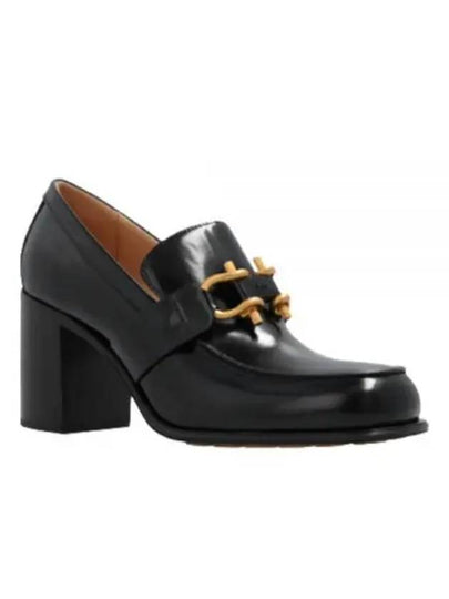 Monsieur Glossy Leather Pumps Black - BOTTEGA VENETA - BALAAN 2