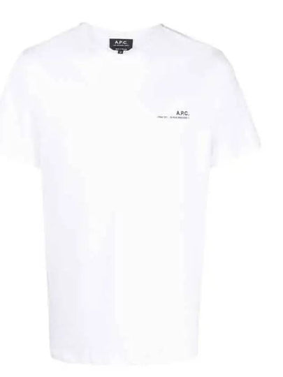 Men's Item Logo Cotton Short Sleeve T-Shirt White - A.P.C. - BALAAN 2