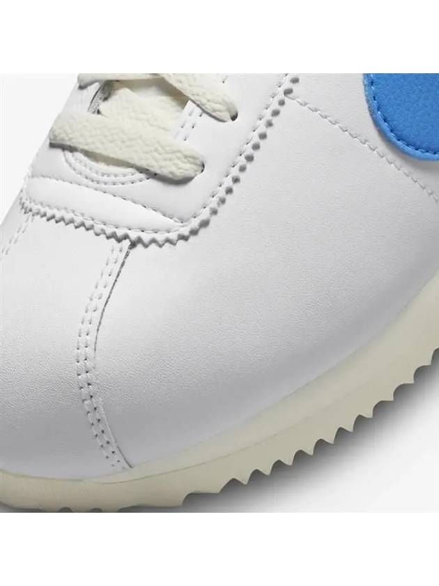 Women's Cortez Low Top Sneakers Blue White - NIKE - BALAAN 5