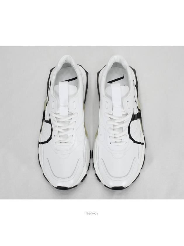 Men's V Logo Bounce Low Top Sneakers White - VALENTINO - BALAAN 4