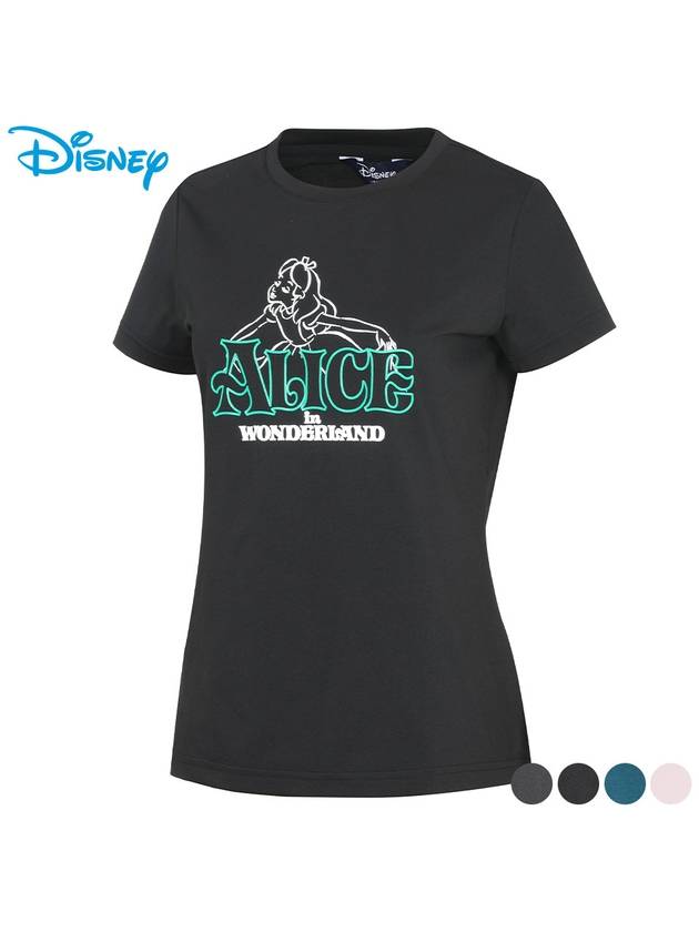 Simple Printing T-Shirt DN2LTR091 - DISNEY GOLF - BALAAN 3