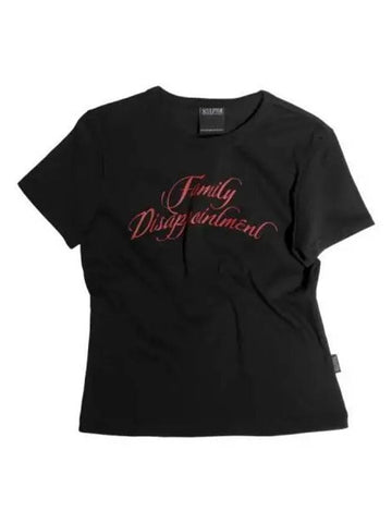 Family Disappointment Short Sleeve T Shirt Black - SCULPTOR - BALAAN 1