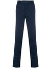 Tapered Chino Cotton Straight Pants Navy - BRUNELLO CUCINELLI - BALAAN 2