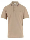 Icon Stripe Collar Cotton Polo Shirt Soft Phone - BURBERRY - BALAAN 2