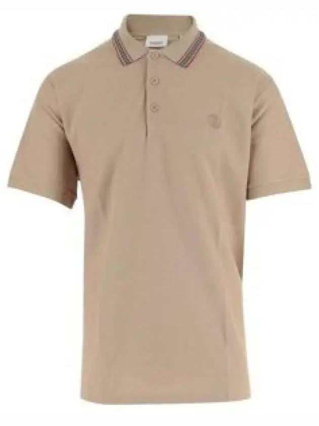 Icon Stripe Collar Cotton Polo Shirt Soft Phone - BURBERRY - BALAAN 2