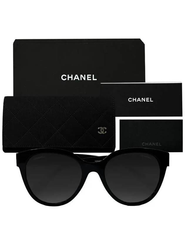 Eyewear Butterfly Acetate Sunglasses Black - CHANEL - BALAAN 11